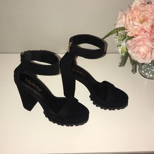 Miami Style Black High Heels🖤🌴